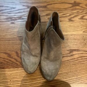 Sam Edelman Grey Suede Booties